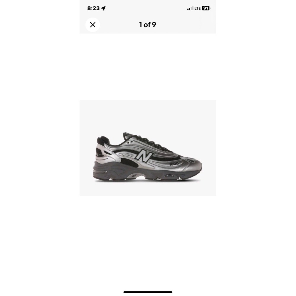 New Balance 1000 Grey Day 2025 M1000EGR Black Silver Men's Size 11 NIB